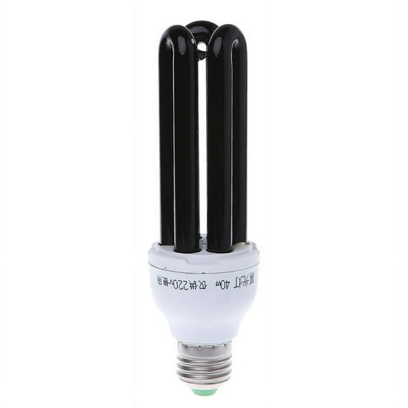 E27 15/20/30/40W UV Ultraviolet Fluorescent Blacklight CFL Light Bulb Lamp 220V