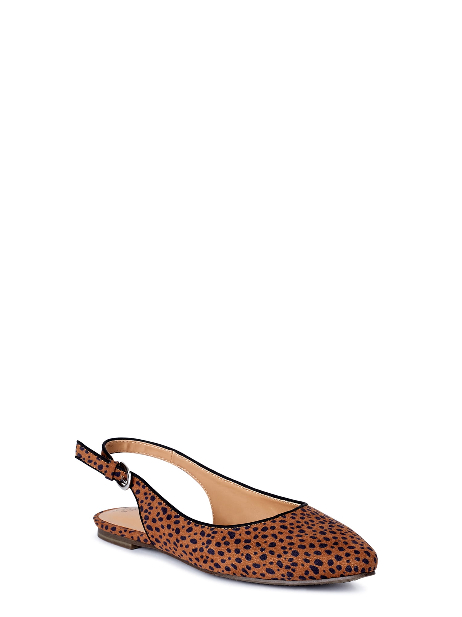 wide width slingback flats