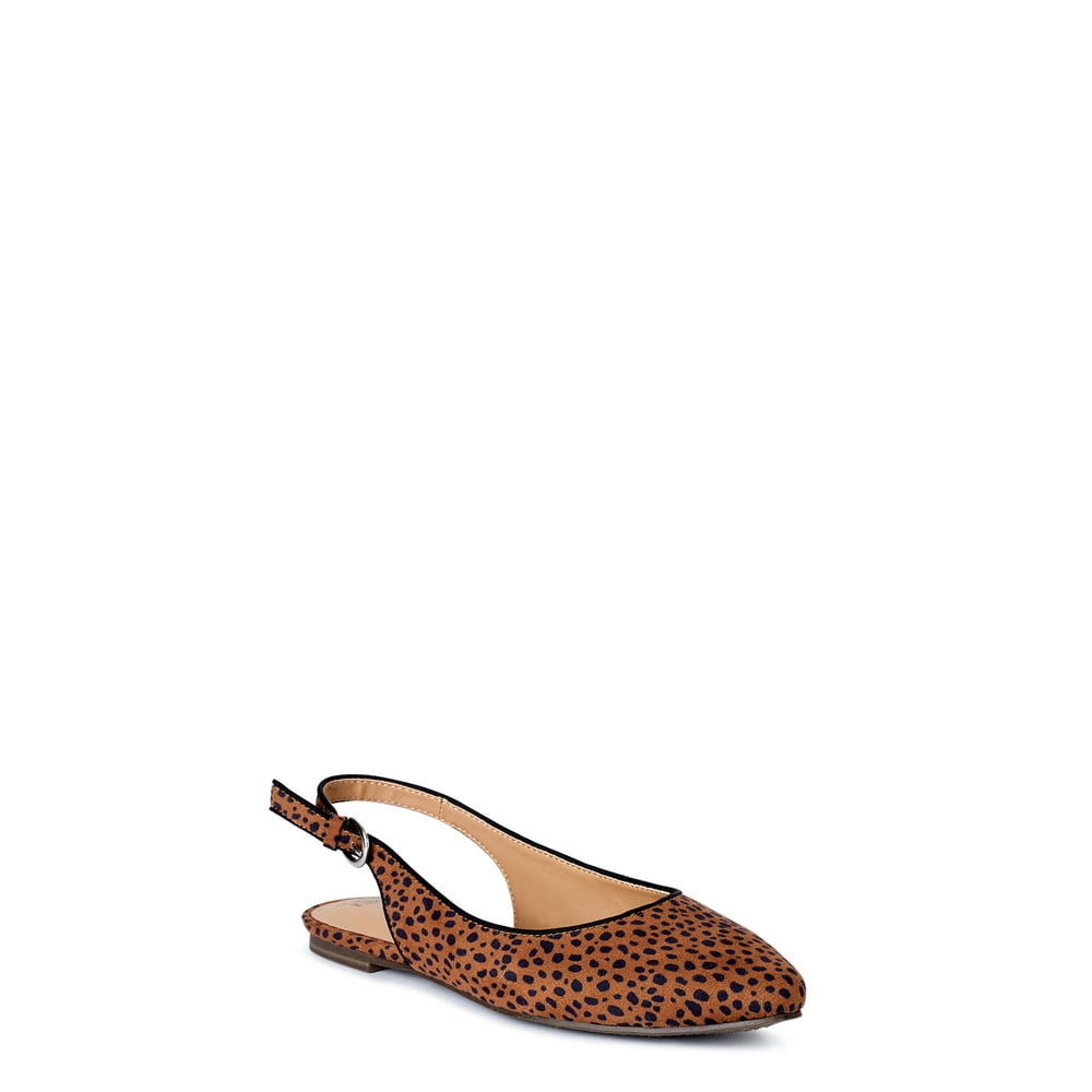 time and tru snakeskin flats