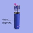 thumbnail image 6 of Bubba Water Bottle, 24 Oz, Stainless Steel, Vacuum Insulated Leakproof, DualSip 2-Way Lid, Ocean Energy, 6 of 10