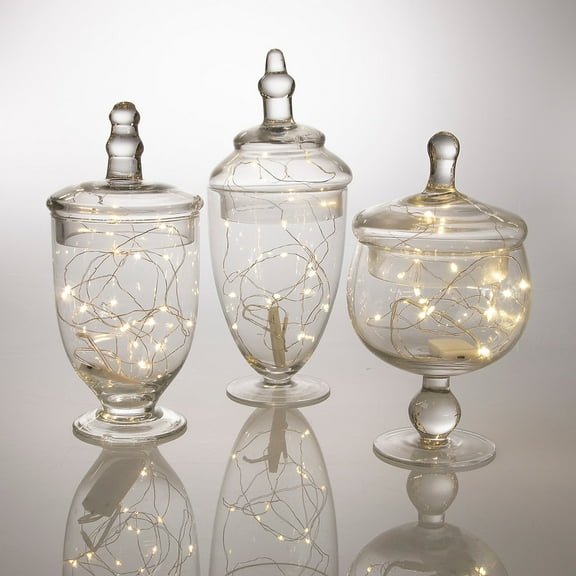 Fun Express Glass Jar & Fairy Lights Kit - 15 Pc