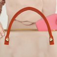thumbnail image 5 of Brown Color DIY Tote Bag Handles 2Pcs Handbag Grip Handles Ideal For Various Occasions Sturdy Reliable Replacement Handle, 5 of 5