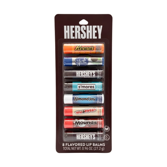 Hershey Lip Balms, 8 Pack, Multiple Flavors