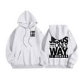 thumbnail image 2 of Christian Hoodies for Men 2025 Jesus Christ Is The Only Way To Heaven Hoodie Hooded Sweatshirt with Pockets Pullover, 2 of 7