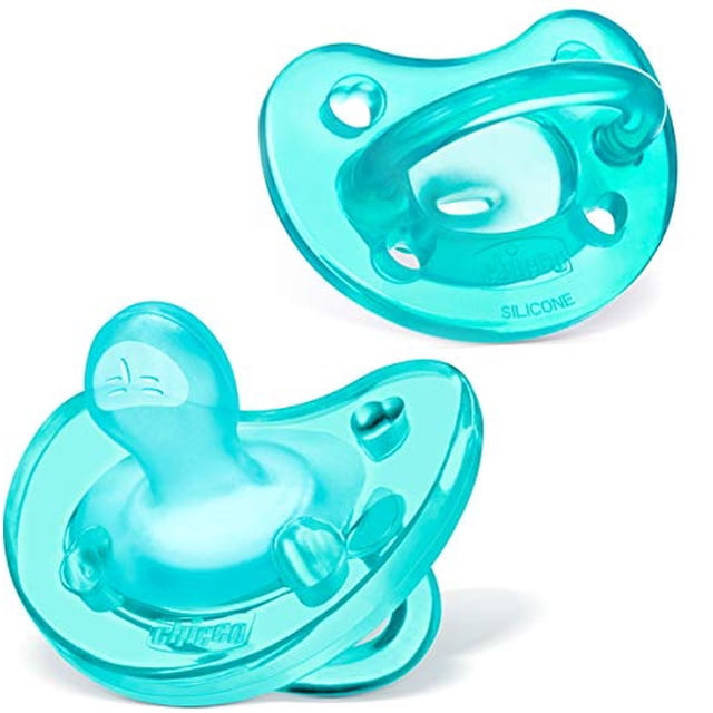 Chupete de silicona suave de una sola pieza Chicco PhysioForma al 100%