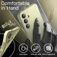 thumbnail image 6 of JETech Slim Fit Case for Samsung Galaxy S24+ / S24 Plus 5G, Camera Lens Full Protection, Soft TPU Thin Protective Phone Cover with Matte Finish, Shockproof (Amber Yellow), 6 of 6