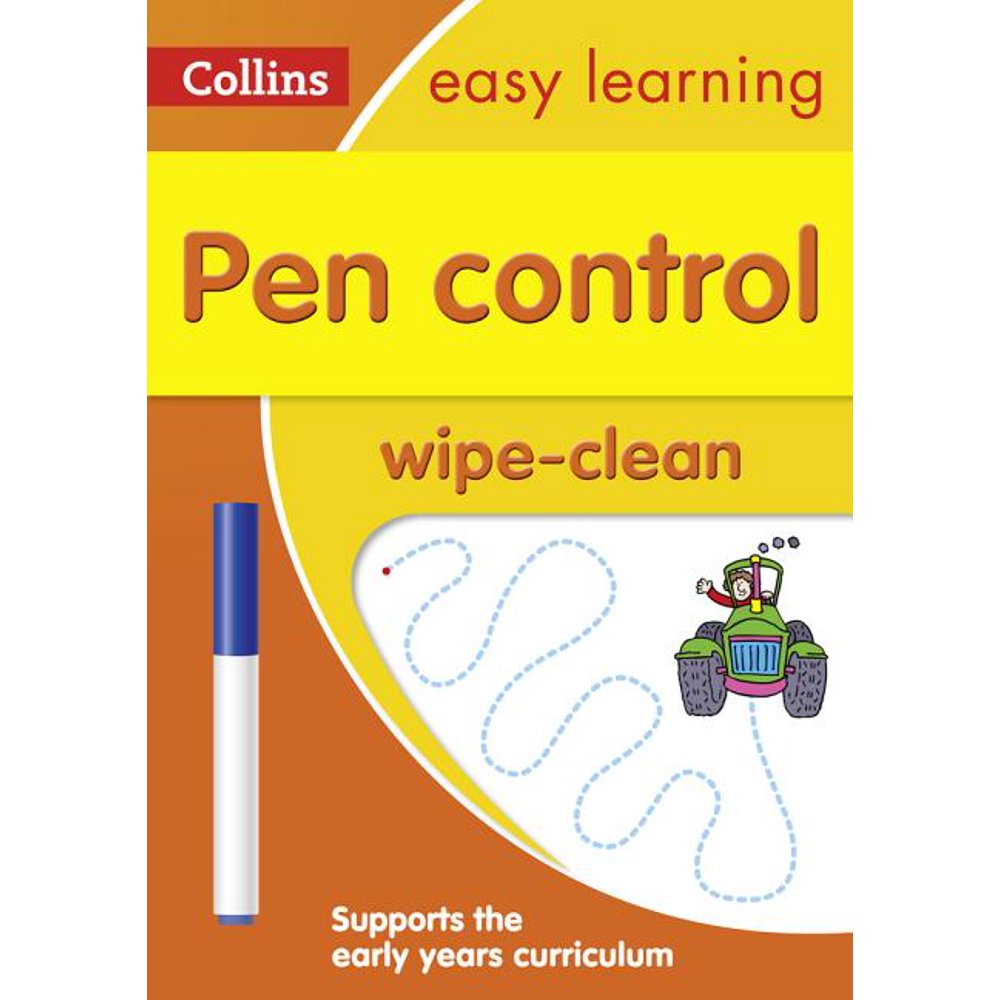 Pen Control WipeClean Activity Book