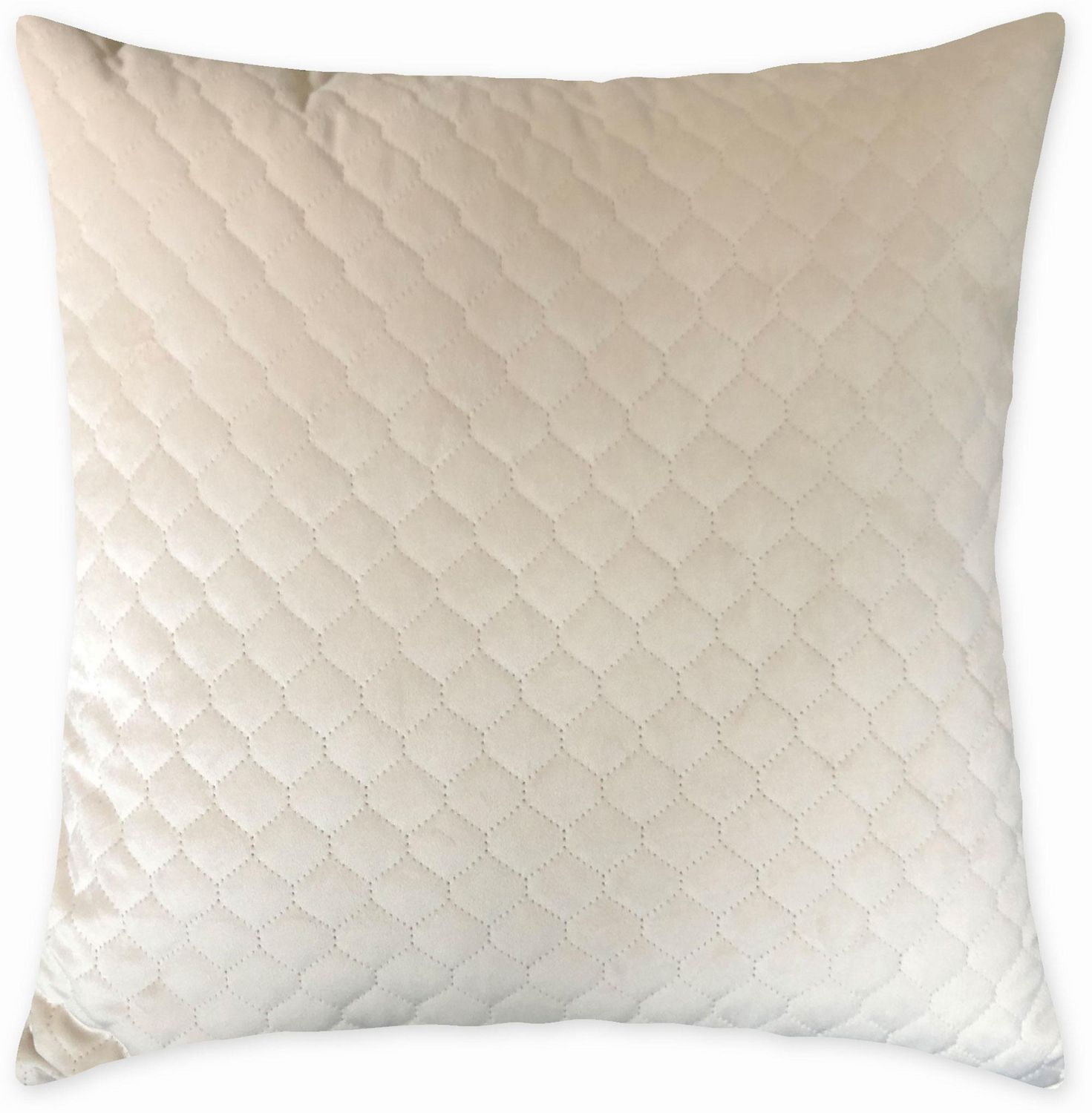 hometrends Quilted Velvet Decorative Pillow