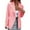 Pink, variant on One-Button Blazer Women, Casual Solid Jacket, Minimalist Office Wear Army Green L , Coat