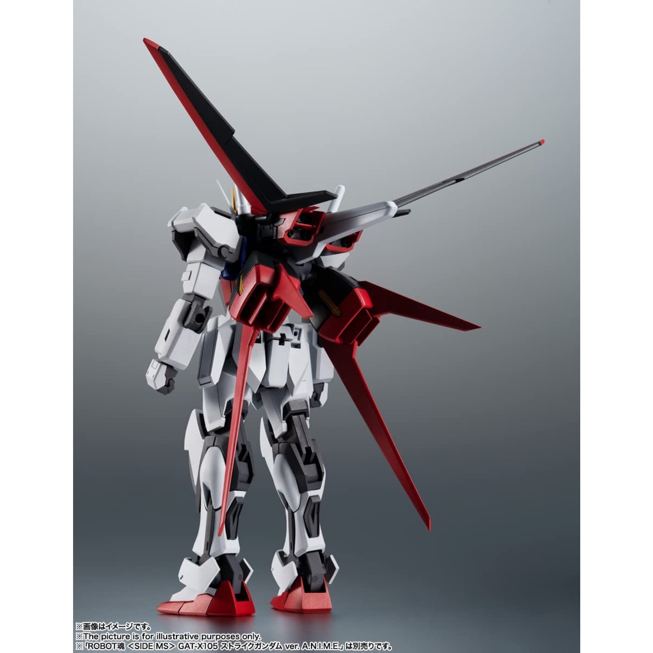 Super Anime Store Tamashi Nations - Mobile Suit Gundam Seed - Aqm/e-x01 Aile Striker & Option Parts Set, Bandai Spirits the Robot Spirits