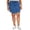 Blue, variant on Trendy Plus Size Faux-Wrap Skort Medium Wash 16W