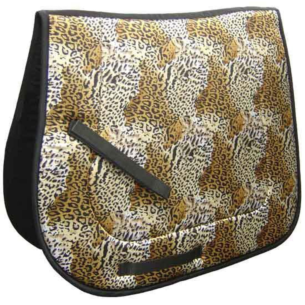 Derby Originals Leopard Print English Saddle Pad Closeout Sale