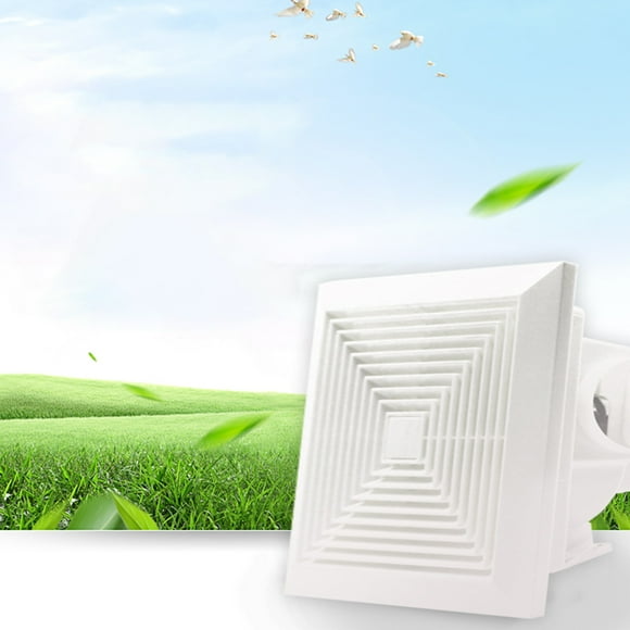 Phenofice Wall Mount Exhaust Fan Exhaust Fan Kitchen PVC Ventilation for Garage 1Pcs