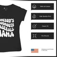 thumbnail image 6 of Somebody's Loudmouth Baseball Mama Women's V-Neck T-shirt Proud Mom Cheer Support Game Day Funny Sports Vintage Retro Tee, 6 of 7