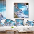 thumbnail image 4 of Designart Stunning Aerial View of Havasu River - Landscape Printed Throw Pillow - 18x18, 4 of 5