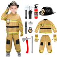 thumbnail image 1 of Set de disfraz de bombero para niños DeaO, juguete de disfraz de bombero, 1 of 5