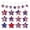 Blue 12PC, variant on 10 Pcs 4th of July Ornaments for Tree & Garden Patriotic Wooden Ornaments 250th Anniversary Memorial Day Red White Blue Tree Decorations American Flag Star Hanging Sign Independence Day Decor