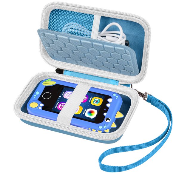Funda para teléfono móvil ALKOO Kids Toys Holder, azul, 13 x 7 x 2 cm
