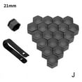 thumbnail image 1 of Black Car Wheel Nut Lug Dust Cover Cap Protector Bolt Hub Scr P4 H9Y5, 1 of 9