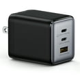 thumbnail image 5 of wegear 100W USB C Charger 3-Port GaN Adapter Fast Wall Charger Foldable and Compact for MacBook,Laptops,iPad,iPhone Series,Samsung and More, 5 of 11