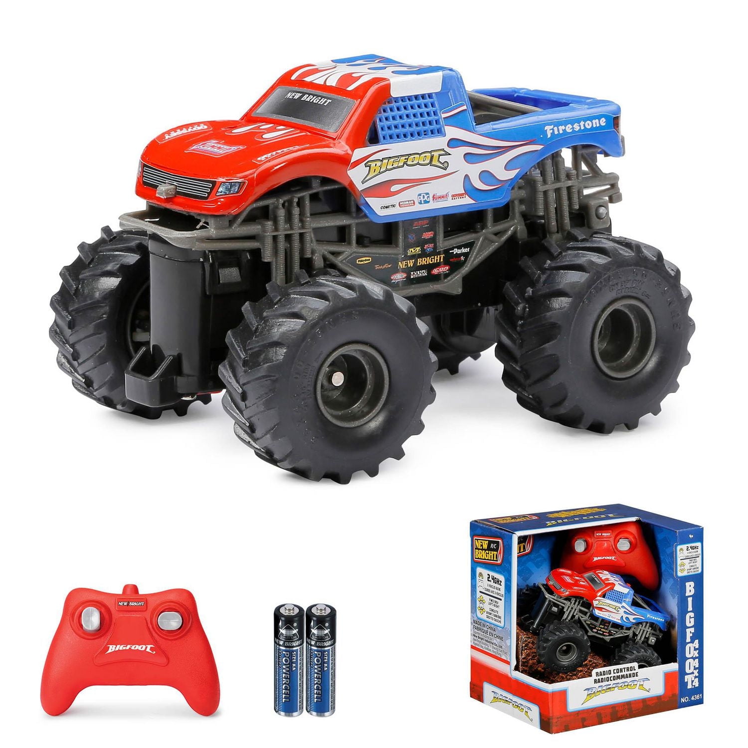 New Bright 1:43 Scale Bigfoot Remote Control Monster Truck