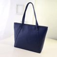 thumbnail image 2 of Large Tote Bag for Women with Zipper Work Leather Travel Purse and Handbags Large Capacity Messenger Handbag Satchel Shoulder Bags Blue, 2 of 5