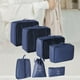 thumbnail image 4 of 7 piezas de cubos de embalaje para maletas, organizadores de embalaje, bolsa protectora impermeable para zapatos, cubos de viaje, bolsas de viaje para Armada, 4 of 9