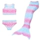 thumbnail image 1 of Summer Girl Mermaid Tail With Monofin Halloween Costume Princess Dress Swimsuit Bikini Bathing Suit For Swim, 1 of 3