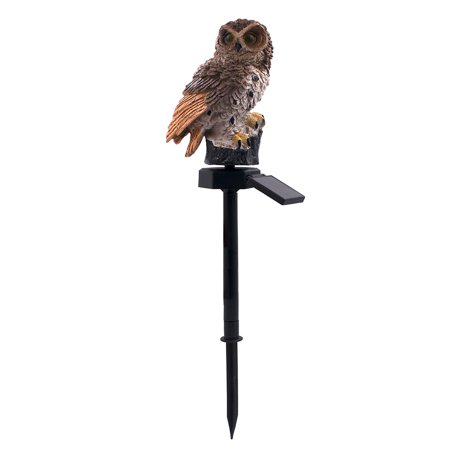 

AOOOWER LED Landscape Lamp Solar Powered Light With Standing Owl Model Decor For Garden
