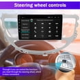 thumbnail image 3 of Geabo 2+32G Car Stereo for Hyundai Genesis Sedan 2009-2014 Genesis 2013 with Wireless CarPlay Android Auto 9inch Touch Screen Support Bluetooth FM/RDS GPS WiFi SWC, 3 of 10