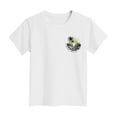 thumbnail image 5 of Gubotare Girls Blouses Girls' Short Sleeve Shirts for Kids Crewneck Cute Casual Tee Blouse Size 9-10 (White,9-10 Years), 5 of 5