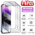 thumbnail image 1 of Tempered Glass Screen Protector, 9D Full Cover for Samsung Galaxy Models, 1-4 Pieces, 1 of 10