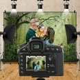 thumbnail image 3 of Green Forest Backdrop Fairy Backdrop for Photography Spring Natural Scenery Butterfly Background Jungle Grass Tree, 3 of 5