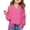 Hot Pink, variant on HIPYLO Kids Thermals Top and Bottom Set Girls Thermal Top Red Top for Girls Shirt School Uniform Shirts for Baby Winter Clothes Girl Clothes for Kids, Pink 14-16 Years
