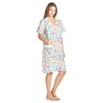 thumbnail image 2 of Women's Woven Snap-Front Lounger House Dress, 2 of 4