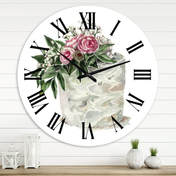 Designart 1" Quartz Traditional Wall Clock