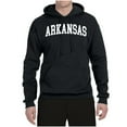 thumbnail image 2 of Wild Bobby State of Arkansas College Style Unisex Hoodie Sweatshirt, 2 of 6