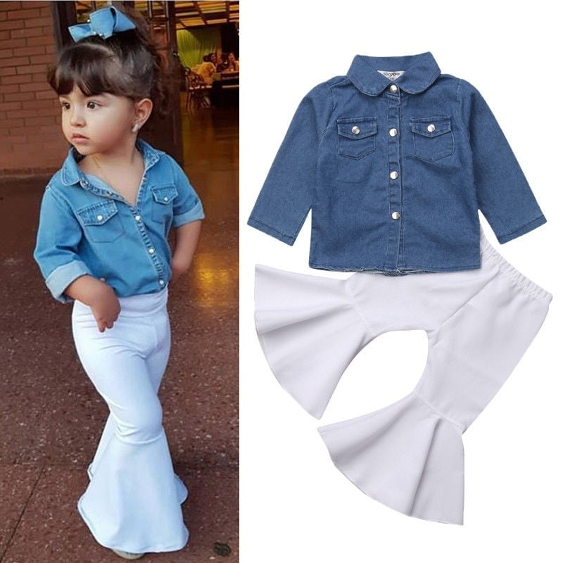 denim shirt for baby girl