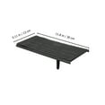thumbnail image 2 of OULII Tablette Flottante Support TV Routeur Fer Noir Multifonction Salon 1 Pcs Rentrée Scolaire, 2 of 8