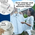 thumbnail image 6 of GorillaLine Retractable Clothesline Indoor Outdoor Heavy Duty Wall Mounted Laundry Drying Rack, 6 of 8
