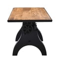 thumbnail image 4 of Modway Genuine 60" Crank Adjustable Height Dining Table and Computer Desk in Black Natural, 4 of 10