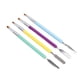thumbnail image 5 of 4 Uds. Pinceles para decoración de uñas de doble punta, cepillo de Gel para extensión de uñas, pinceles para pintar manicura, 5 of 5