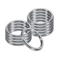 thumbnail image 1 of Unique Bargains 19mm Metal O Rings, 10 Pack 304 Stainless Steel Round Rings for Hardware Bags, 1 of 7