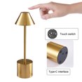 thumbnail image 3 of Led Tactile Lampe de Table 3 Couleurs Gradation Stepless Usb Rechargeable Protection des Yeux Lampe de Bureau de Nuit, 3 of 7