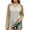 Khaki, variant on Color Block Raglan Sleeve V Neck Contrast Dark Green Sleeve Curved Hem Long Sleeve Casual Baseball Tee for Women Spring Fall Basic Layering Top