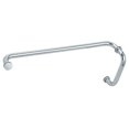thumbnail image 2 of CRL BM8X24CH Polished Chrome 8" Pull Handle and 24" Towel Bar BM Series Combination With Metal Washers, 2 of 2