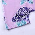 thumbnail image 6 of ATAIKU Infant Baby Girls 2 Way Zipper Romper Toddler Girls Cotton Jumpsuit Newborn Short Sleeve One-piece Sleeper 3M-3T, Flowers, 6 of 11