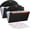 2pcs Black, variant on Receipt Coupon Organizer, 13 Pockets Small Accordion File Organizer with Labels for Receipt Cards, Bill Business, Coupons Storage, 10.2X 5.1 Inches (Transparent)