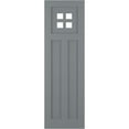 thumbnail image 5 of Ekena Millwork 12"W x 30"H True Fit PVC San Antonio Mission Style Fixed Mount Shutters, Ocean Swell (Per Pair - Hardware Not Included), 5 of 7