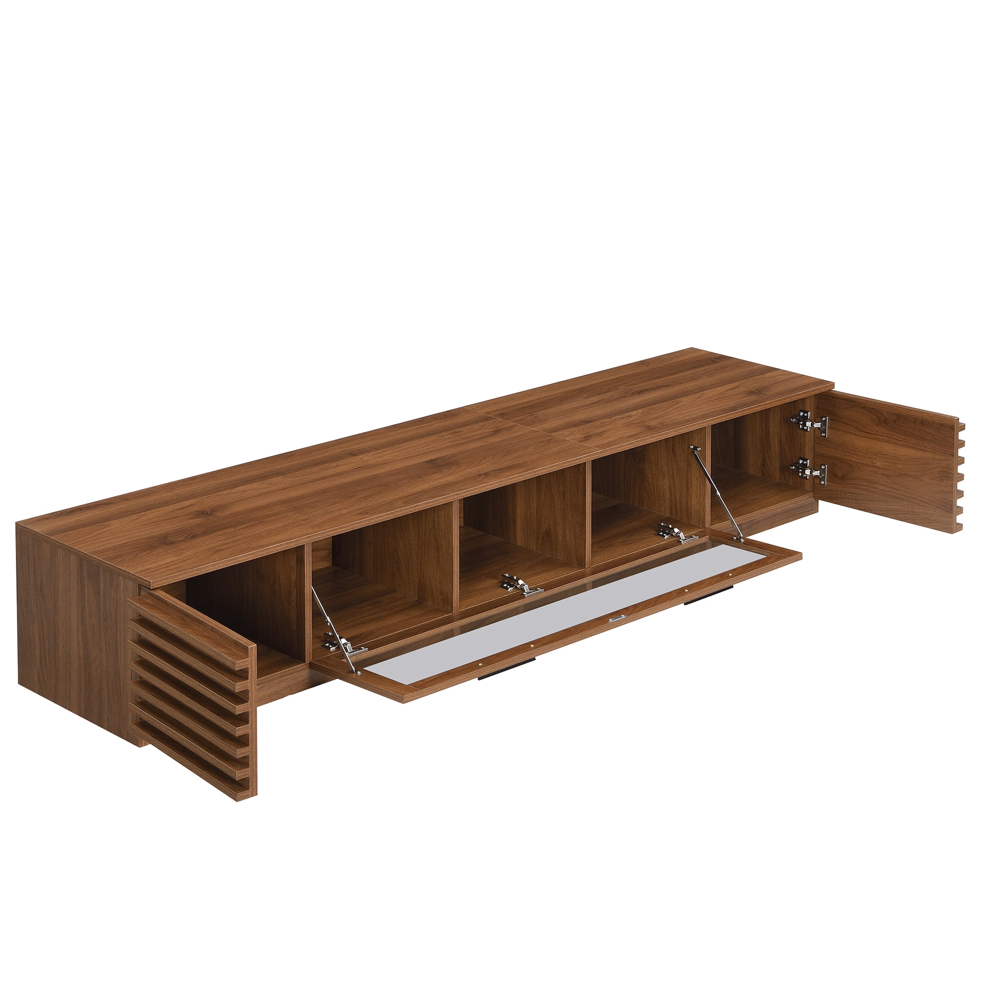 Homy Casa Entertainment TV Console, Media Stand with Storage for Living Room and Bedroom